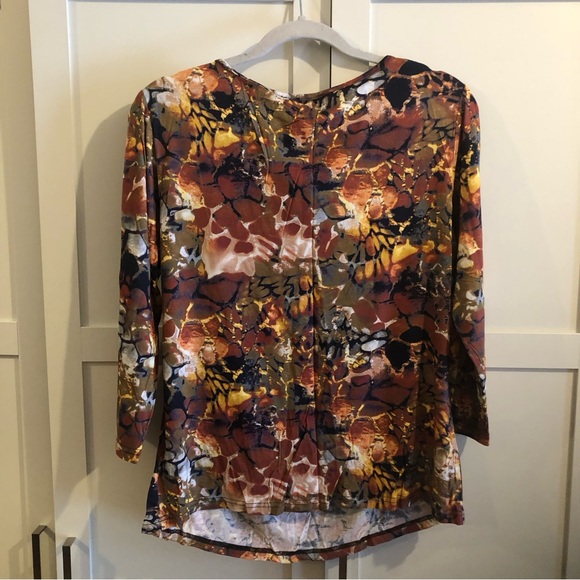 Linea Domani Cowl Neck Top NWOT - Picture 7 of 10